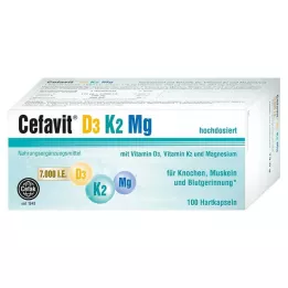 CEFAVIT D3 K2 Mg 7.000 I.U. trde kapsule, 100 kosov