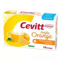 CEVITT Immune hot orange granule brez sladkorja, 14 kosov