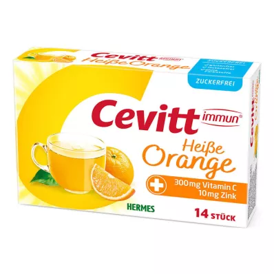 Cevitt immune pekoča pomaranča zrnca brez sladkorja, 14 kos