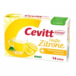 CEVITT Imunski granule vroče limone classic, 14 kosov