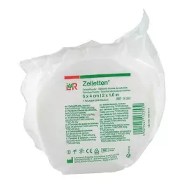 ZELLETTEN Tampon 4x5 cm z zmanjšano vsebnostjo mikrobov, 500 kosov