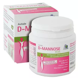 D-MANNOSE PLUS 2000 mg prahu z vitamini in minerali, 100 g