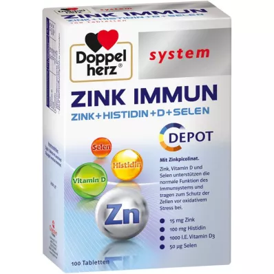 DOPPELHERZ Cink imunski sistem Depot tablete, 100 kapsul