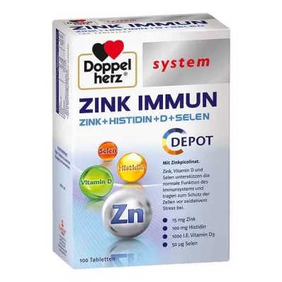 DOPPELHERZ Cink imunski sistem Depot tablete, 100 kapsul