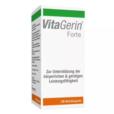 Vita Gerin Forte mehke kapsule, 100 kos Vita Gerin Forte mehke kapsule, 100 kos