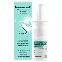 LEVOCAMED 0,5 mg/ml suspenzija za pršilo za nos, 5 ml