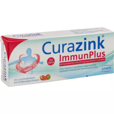 CURAZINK Pastilke ImmunPlus, 20 kosov