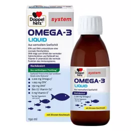 DOPPELHERZ Tekoči sistem Omega-3, 150 ml