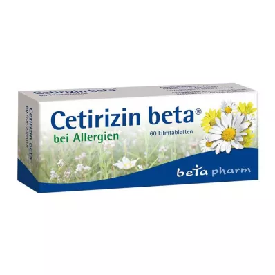 Filmsko obložene tablete cetirizina beta za alergije, 60 tablet