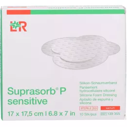 SUPRASORB P sensitive PU-Schaumv.sacr.bor.17x17,5, 10 kosov