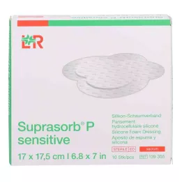 SUPRASORB P sensitive PU-Schaumv.sacr.bor.17x17,5, 10 kosov