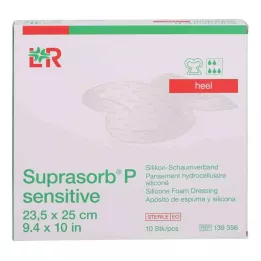 SUPRASORB P sensitive PU-Penasta peta bor.23,5x25, 10 kosov