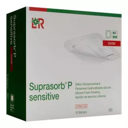 SUPRASORB P sensitive PU-Obroba iz pene 10x10cm, 10 kosov