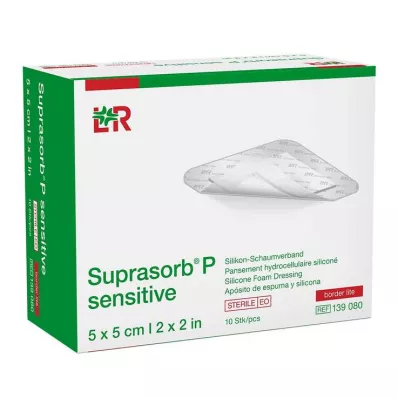 Suprasorb P sensitive PU-Schaumv.bor.lite 5x5cm, 10 kos
