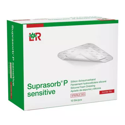 Suprasorb P sensitive PU-Schaumv.bor.lite 10x10cm, 10 kos