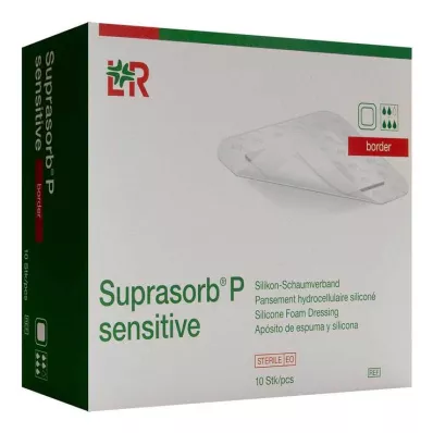 Suprasorb P sensitive PU-penasta obroba 5x5cm, 10 kos Suprasorb P sensitive PU-penasta obroba 5x5cm, 10 kos