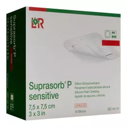 SUPRASORB P sensitive PU-Pena v.bor.lite 7,5x7,5, 10 kosov