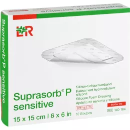 SUPRASORB P sensitive PU-Pena v.bor.lite 15x15cm, 10 kosov