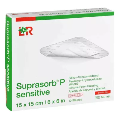 SUPRASORB P sensitive PU-Pena v.bor.lite 15x15cm, 10 kosov