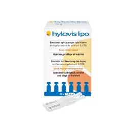 HYLOVIS lipo kapljice za oči z enim odmerkom, 30X0,4 ml