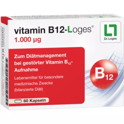 VITAMIN B12-LOGES 1.000 μg kapsule, 60 kosov