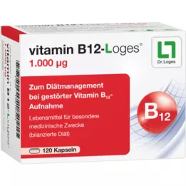 VITAMIN B12-LOGES 1.000 μg kapsul, 120 kapsul