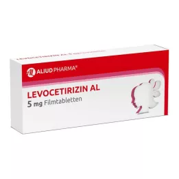 LEVOCETIRIZIN AL 5 mg filmsko obložene tablete, 20 kosov