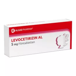 LEVOCETIRIZIN AL 5 mg filmsko obložene tablete, 100 kosov