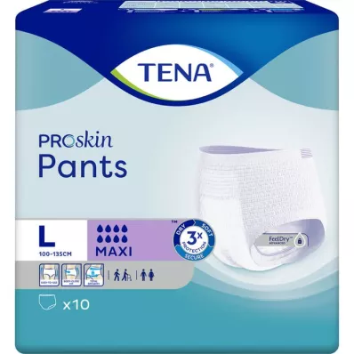 TENA PANTS hlače za enkratno uporabo maxi L, 10 kosov