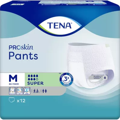 TENA PANTS hlače za enkratno uporabo super M, 12 kosov