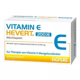 VITAMIN E HEVERT 200 I.U. mehke kapsule, 100 kosov