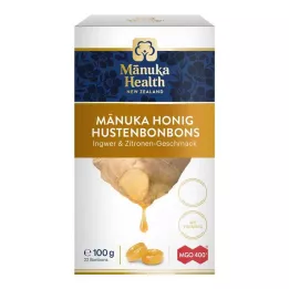 MANUKA HEALTH MGO 400+ Lollipops z ingverjem in limono, 100 g