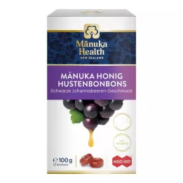 MANUKA HEALTH MGO 400+ Bonboni Lollipop, črna šentjanževka, 100 g