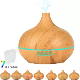 AROMA DIFFUSER Lesena zasnova z LED diodo, 1 kos