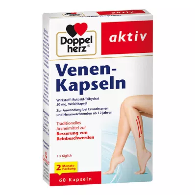 DOPPELHERZ Žilne kapsule, 60 kosov