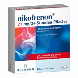 NIKOFRENON 21 mg/24 urni transdermalni obliž, 28 kosov