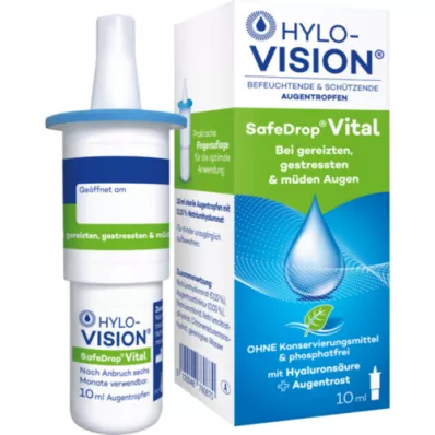 HYLO-VISION Kapljice za oči SafeDrop Vital, 10 ml