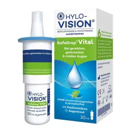 HYLO-VISION Kapljice za oči SafeDrop Vital, 10 ml