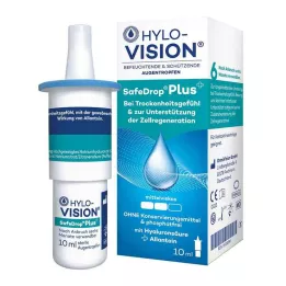 HYLO-VISION Kapljice za oči SafeDrop Plus, 10 ml