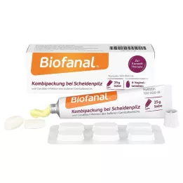 Biofanal® kombinirano pakiranje za vaginalni soor, 1 kos