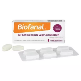 BIOFANAL za vaginalno mikozo 100 000 I.U. vaginalne tablete, 6 kosov