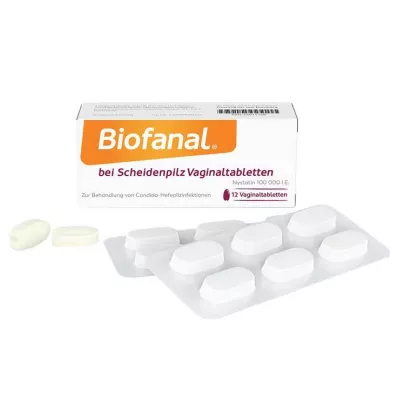 Biofanal® za vaginalni soor vaginalne tablete, 12 kom