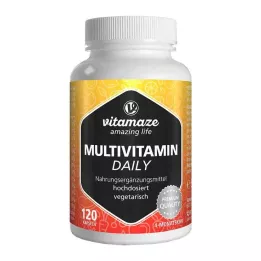 MULTIVITAMIN DAILY brez joda vegetarijanske kapsule, 120 kosov