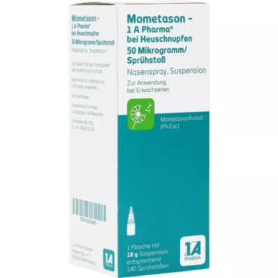 MOMETASON 1A Phar.b.Hay fever 50μg/Spr.Stoß 140, 18 g