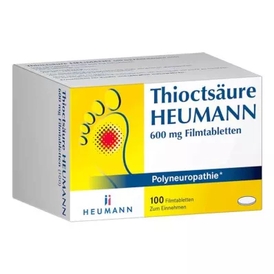 THIOCTSÄURE HEUMANN 600 mg filmsko obložene tablete, 100 kosov