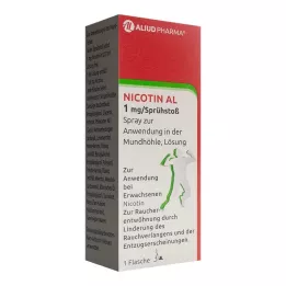NICOTIN AL 1 mg/razpršilo za oralno uporabo, 1 kos