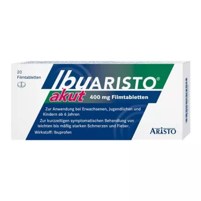IBUARISTO akutne 400 mg filmsko obložene tablete, 20 kosov IBUARISTO akutne 400 mg filmsko obložene tablete, 20 kosov