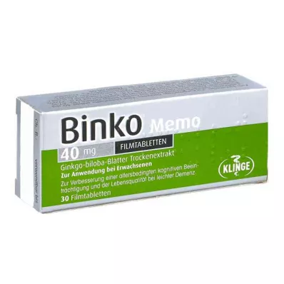 Binko Memo 40 mg filmsko obložene tablete (30 kosov)