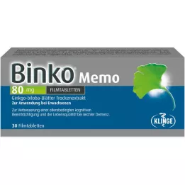 BINKO Memo 80 mg filmsko obložene tablete, 30 kosov