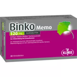 BINKO Memo 120 mg filmsko obložene tablete, 30 kosov
